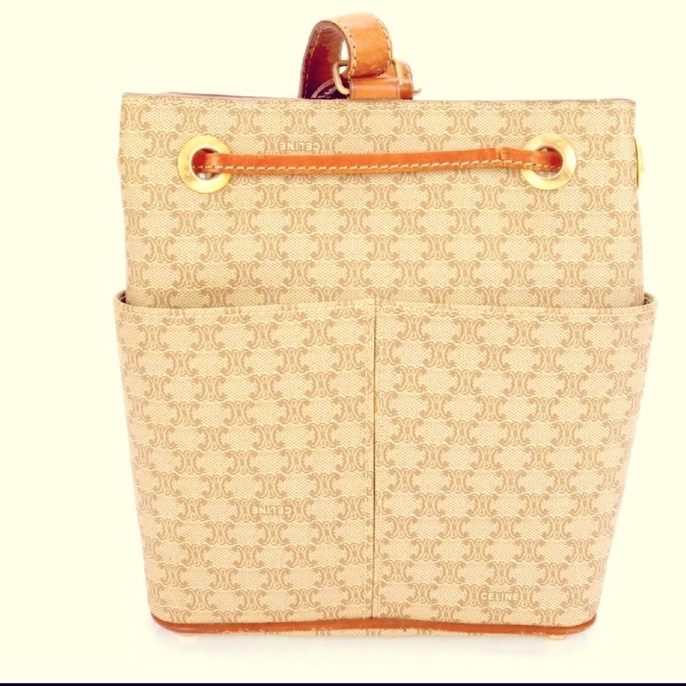 Celine Macadamia Beige and Brown Bucket Bag - Picture 4 of 17